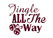 Vel Strijkletters Kerst Jingle All The Way Glitter Burgundy  Glitter 422 - afb. 2