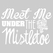 Vel Strijkletters Kerst Meet Me Under The Mistletoe Nylon Grip Wit - afb. 2