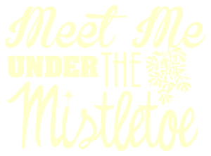 Vel Strijkletters Kerst Meet Me Under The Mistletoe Flock Camel - afb. 2