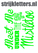 Vel Strijkletters Kerst Meet Me Under The Mistletoe Glow in the Dark Groen - afb. 1