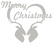 Vel Strijkletters Kerst Merry Christmas Deer Flex Heather Grijs - afb. 2