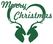 Vel Strijkletters Kerst Merry Christmas Deer Holografische Groen - afb. 2