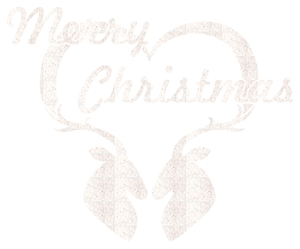 Vel Strijkletters Kerst Merry Christmas Deer Glitter White Glitter 444 - afb. 2