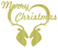 Vel Strijkletters Kerst Merry Christmas Deer Glitter Coronado Gold - afb. 2