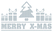 Vel Strijkletters Kerst Merry X-Mas Design Metaalpop - afb. 2