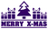 Vel Strijkletters Kerst Merry X-Mas Flex Aubergine - afb. 2