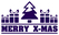 Vel Strijkletters Kerst Merry X-Mas Flex Marine Blauw - afb. 2