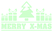 Vel Strijkletters Kerst Merry X-Mas Flex Mint Groen - afb. 2