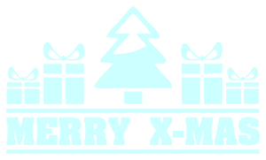 Vel Strijkletters Kerst Merry X-Mas Flex Baby Blauw - afb. 2