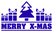 Vel Strijkletters Kerst Merry X-Mas Flex Royal Blauw - afb. 2