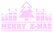 Vel Strijkletters Kerst Merry X-Mas Flex Baby Rose - afb. 2