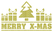 Vel Strijkletters Kerst Merry X-Mas Glitter Coronado Gold - afb. 2