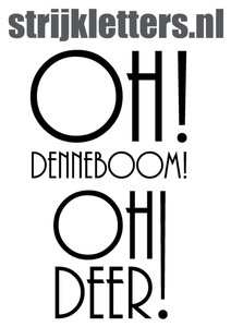 Vel Strijkletters Kerst Oh Deer Glitter Lavender 428 - afb. 1