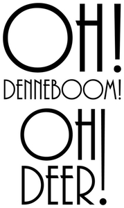 Vel Strijkletters Kerst Oh Deer Glitter Pink Glitter 457 - afb. 2