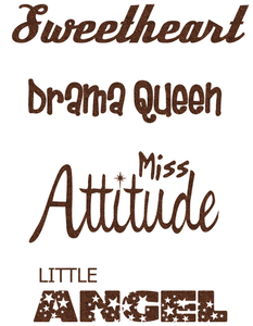 Vel Strijkletters Little Angel Glitter Brons Glitter 452 - afb. 2