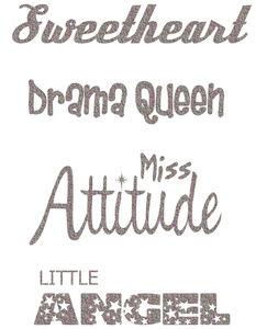 Vel Strijkletters Little Angel Glitter Regenboog Multicolor 453 - afb. 2