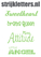 Vel Strijkletters Little Angel Glitter Neon Groen Glitter - afb. 1