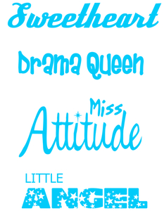 Vel Strijkletters Little Angel Glow in the Dark Blauw - afb. 2