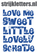 Vel Strijkletters Love Me Glitter Blauw - afb. 1