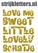 Vel Strijkletters Love Me Glitter Goud - afb. 1