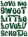 Vel Strijkletters Love Me Glitter Groen - afb. 2