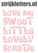 Vel Strijkletters Love Me Mirror Roze - afb. 1