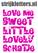 Vel Strijkletters Love Me Flock Magenta - afb. 1