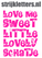 Vel Strijkletters Love Me Glow in the Dark Roze - afb. 1