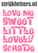 Vel Strijkletters Love Me Glitter Neon roze Glitter - afb. 1