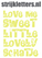 Vel Strijkletters Love Me Glitter Neon geel Glitter - afb. 1