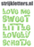 Vel Strijkletters Love Me Glitter Neon Groen Glitter - afb. 1