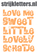 Vel Strijkletters Love Me Glitter Neon Orange Glitter 449 - afb. 1