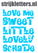Vel Strijkletters Love Me Glow in the Dark Blauw - afb. 1