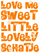 Vel Strijkletters Love Me Glow in the Dark Oranje - afb. 2