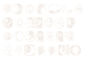 Vel Strijkletters Maan Glitter White Glitter 444 - afb. 2