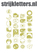 Vel Strijkletters Maan Glitter Coronado Gold - afb. 1