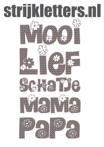 Vel Strijkletters Mooi Lief Design Luipaard - afb. 1
