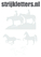 Vel Strijkletters Paarden Design Carbon Wit - afb. 1