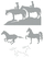 Vel Strijkletters Paarden Design Zebra - afb. 2