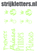 Vel Strijkletters Prinses Glow in the Dark - afb. 1