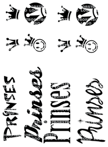 Vel Strijkletters Prinses Flex BORSTLOGO - afb. 2