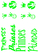 Vel Strijkletters Prinses Glow in the Dark Groen - afb. 2