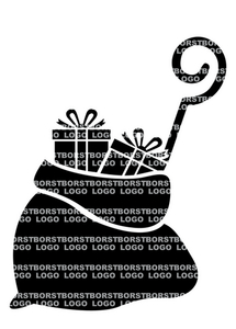 Vel Strijkletters Sinterklaas Zak Flex BORSTLOGO - afb. 2