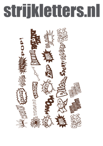 Vel Strijkletters Slam Glitter Brons Glitter 452 - afb. 1