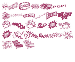 Vel Strijkletters Slam Glitter Pink Glitter 457 - afb. 2