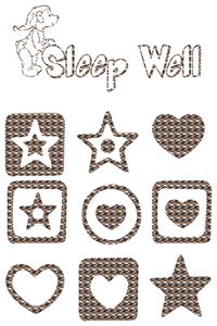 Vel Strijkletters Sleep Well Design Leger - afb. 2