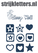 Vel Strijkletters Sleep Well Glitter Navy - afb. 1