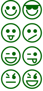 Vel Strijkletters Smiley 1 Flex Midden Groen - afb. 2