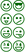 Vel Strijkletters Smiley 1 Flex Midden Groen - afb. 2