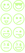 Vel Strijkletters Smiley 1 Glow in the dark Glow in the Dark - afb. 2